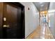 Shared hallway with modern finishes and keyless entry at 710 W Trade St # 706, Charlotte, NC 28202