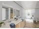 Main bathroom with double vanity, shower, and tub at 229 Sailwinds Rd, Mooresville, NC 28115