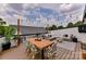 Amazing rooftop deck with dining area and lounge furniture at 312 S Turner Ave # 12, Charlotte, NC 28208