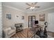 Bright office space with desk, chair, and window at 3057 Burnello Ct, Iron Station, NC 28080