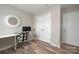 Spacious home office with a desk, chair, and ample closet space at 3057 Burnello Ct, Iron Station, NC 28080
