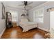 Cozy bedroom with hardwood floors and neutral decor at 404 Dale Ave, Gastonia, NC 28052