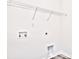 Laundry room with wire shelving and hookups at 201 Wedge View Way, Statesville, NC 28677