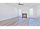 Spacious living room with fireplace and hardwood floors at 201 Wedge View Way, Statesville, NC 28677