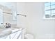 Bathroom with single sink, granite countertop at 103 Bunker Hill Ln, Statesville, NC 28677