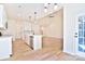 Modern kitchen with white cabinets and quartz countertops at 103 Bunker Hill Ln, Statesville, NC 28677