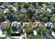 Aerial view of house and surrounding neighborhood at 6416 Red Maple Dr, Charlotte, NC 28277
