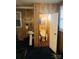 Small bathroom with pedestal sink and toilet at 115 S Pearl St, Troy, NC 27371