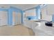 White kitchen with stainless steel appliances and double sink at 708 Wildwood Dr, Salisbury, NC 28146