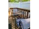 Small patio with metal table and chairs, perfect for relaxing outdoors at 1025 Old Charlotte Rd, Statesville, NC 28677