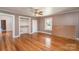 Spacious living area with hardwood floors at 127 E Branch Ave, Shelby, NC 28152