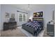 Charming bedroom with a desk and window at 9440 Wallace Pond Dr, Huntersville, NC 28078