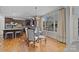 Breakfast nook features a table and four chairs at 9440 Wallace Pond Dr, Huntersville, NC 28078