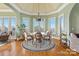 Charming breakfast nook with a round table and chairs, perfect for morning meals at 590 Tuckertown Rd, New London, NC 28127