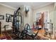 Home gym with a variety of exercise equipment at 590 Tuckertown Rd, New London, NC 28127