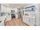 Modern kitchen with white cabinets and stainless steel appliances at 1921 Leesburg Dr, Clover, SC 29710