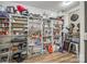 Well-stocked pantry with ample shelving for storage at 1921 Leesburg Dr, Clover, SC 29710