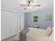 Bedroom with white closet doors and window at 480 Wyatt Grove Church Rd, Gold Hill, NC 28071