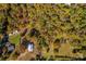 Aerial view of property showing house and surrounding land at 480 Wyatt Grove Church Rd, Gold Hill, NC 28071