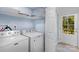 Laundry room with washer, dryer and exterior access at 480 Wyatt Grove Church Rd, Gold Hill, NC 28071