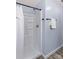 Small bathroom with shower and white walls at 480 Wyatt Grove Church Rd, Gold Hill, NC 28071