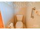Small toilet and shower area at 2926 Englewood Dr, Shelby, NC 28150
