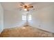 Bedroom with ceiling fan and carpeting at 2926 Englewood Dr, Shelby, NC 28150