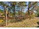 Rustic metal gate entrance to property at 2926 Englewood Dr, Shelby, NC 28150