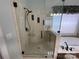 Spacious shower with glass enclosure and neutral tile at 103 Berea Baptist Church Rd, Stanfield, NC 28163