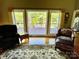Living room with view of backyard deck and patio at 103 Berea Baptist Church Rd, Stanfield, NC 28163