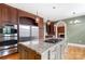 Spacious kitchen featuring granite countertops and stainless steel appliances at 117 Kanawha St, Fort Mill, SC 29715