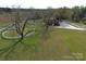 Property with barn and riding ring visible from above at 117 Kanawha St, Fort Mill, SC 29715