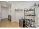 Convenient laundry room with washer, dryer, and storage at 1000 E Woodlawn Rd # 415, Charlotte, NC 28209