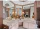 Double vanity sinks with corner design and large mirrors at 104 Leslie Loop, Mooresville, NC 28115