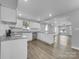Renovated kitchen featuring granite countertops and stainless steel appliances at 728 Jefferson Ave, Rock Hill, SC 29730