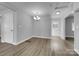 Bright dining room with hardwood floors and a chandelier at 728 Jefferson Ave, Rock Hill, SC 29730