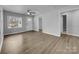 Spacious living room showcasing wood-look floors and neutral wall colors at 728 Jefferson Ave, Rock Hill, SC 29730