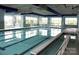 Indoor swimming pool with ample natural light at 26508 Sandpiper Ct, Fort Mill, SC 29707