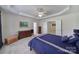 Main bedroom with carpeted floor, large window and dresser at 26508 Sandpiper Ct, Fort Mill, SC 29707