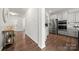 Modern kitchen with gray cabinets and stainless steel appliances at 1568 Whitman Ct, York, SC 29745