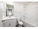 Clean bathroom with white vanity, bathtub, and toilet at 362 Brinkley Dr # 142, Kings Mountain, NC 28086