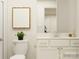 Simple bathroom with toilet and sink vanity at 4476 Potter Wheel Dr, Fort Mill, SC 29715