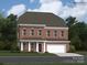 Two-story brick home with a two-car garage and front porch at 4476 Potter Wheel Dr, Fort Mill, SC 29715