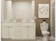Bathroom with double vanity, toilet, and shower at 4476 Potter Wheel Dr, Fort Mill, SC 29715