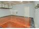 Garage with epoxy coated flooring and overhead storage at 14034 Clayborn St # 28, Midland, NC 28107