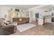 Open concept living and kitchen area with hardwood floors at 14034 Clayborn St # 28, Midland, NC 28107