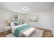 Spacious bedroom with large bed and window at 201 Mccubbins St, Salisbury, NC 28144