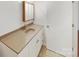 Bathroom with vanity, medicine cabinet and tile floor at 1259 Blacksnake Rd, Stanley, NC 28164