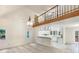 Open concept dining area with access to deck and kitchen at 1259 Blacksnake Rd, Stanley, NC 28164