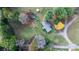 House and surrounding land from above at 3925 Phelps Rd, Vale, NC 28168